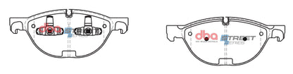DBA Brake Pads Street Series Ceramic | Front Axle — BP OPREMA I SERVIS d.o.o.