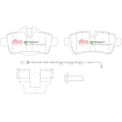 DBA Brake Pads Street Performance | Rear Axle — BP OPREMA I SERVIS d.o.o.