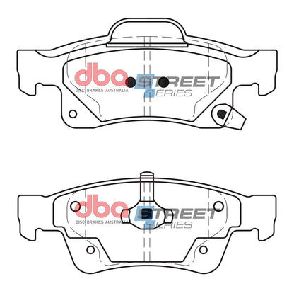DBA Brake Pads Street Series Ceramic | Rear Axle — BP OPREMA I SERVIS d.o.o.