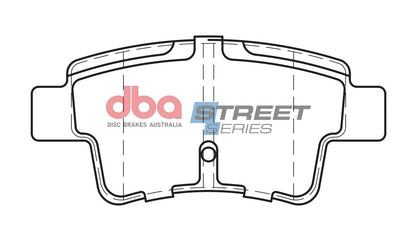 DBA Brake Pads Street Series Ceramic | Rear Axle — BP OPREMA I SERVIS d.o.o.