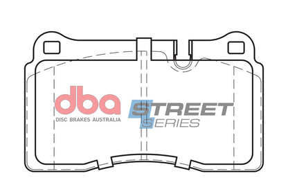 DBA Brake Pads Street Series Semi-metallic | Front Axle — BP OPREMA I SERVIS d.o.o.