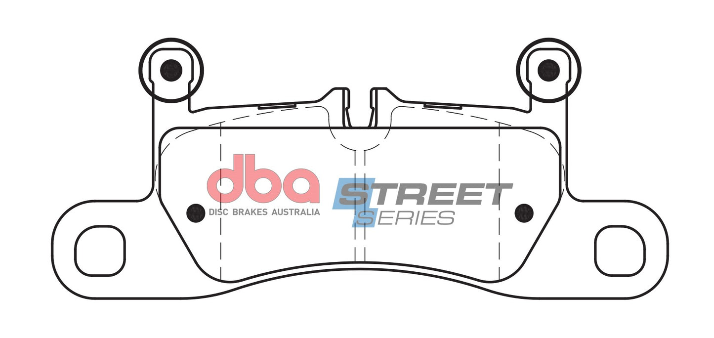 DBA Brake Pads Street Series Semi-metallic | Rear Axle — BP OPREMA I SERVIS d.o.o.