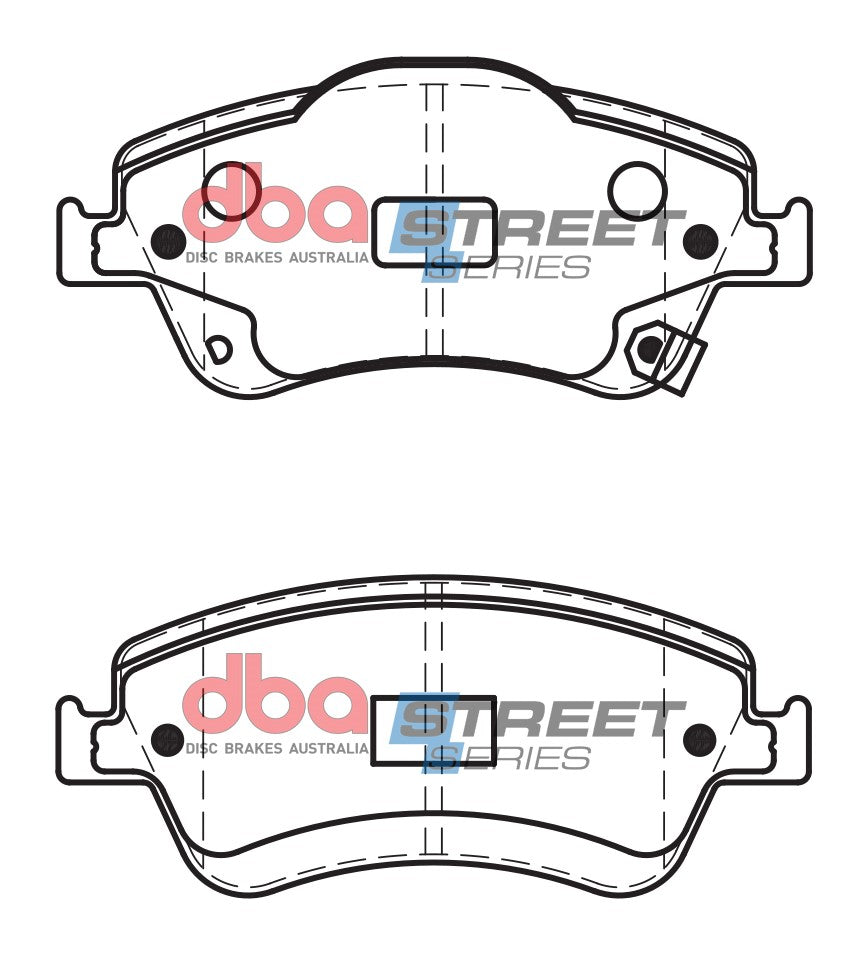 DBA Brake Pads Street Series Ceramic | Front Axle — BP OPREMA I SERVIS d.o.o.