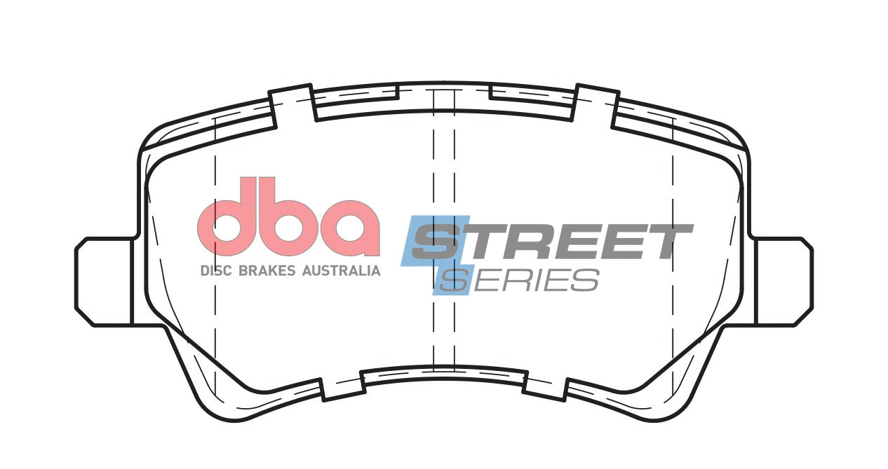 DBA Brake Pads Street Series Semi-metallic | Rear Axle — BP OPREMA I SERVIS d.o.o.