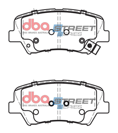 DBA Brake Pads Street Series Ceramic | Front Axle — BP OPREMA I SERVIS d.o.o.