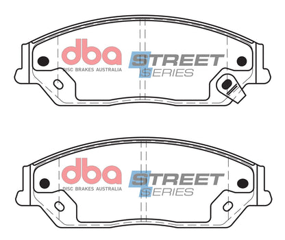 DBA Brake Pads Street Series Ceramic | Front Axle — BP OPREMA I SERVIS d.o.o.