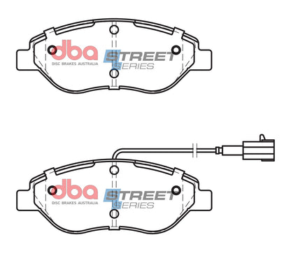 DBA Brake Pads Street Series Ceramic | Front Axle — BP OPREMA I SERVIS d.o.o.