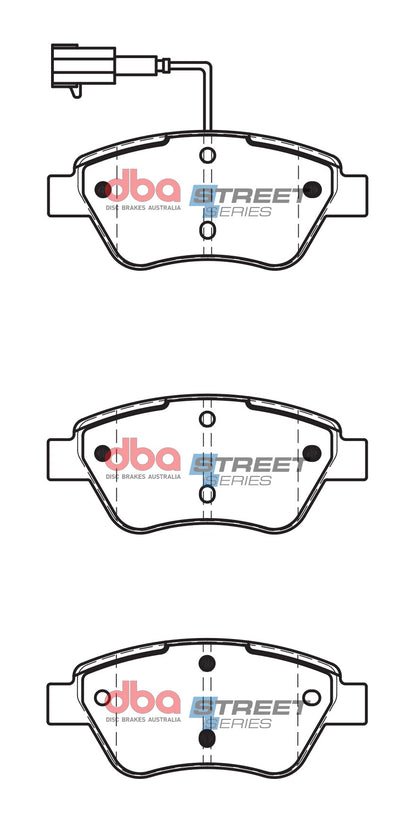 DBA Brake Pads Street Series Ceramic | Front Axle — BP OPREMA I SERVIS d.o.o.