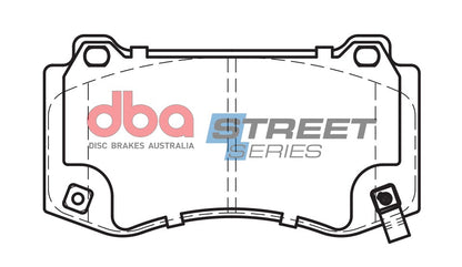 DBA Brake Pads Street Series Ceramic | Front Axle — BP OPREMA I SERVIS d.o.o.