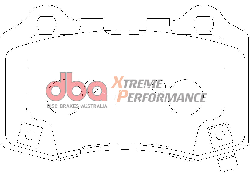 DBA Brake Kit - 4000 Series T3 Slotted & Xtreme Performance Brake Pads (2x DBA42533S + DB2260XP) — BP OPREMA I SERVIS d.o.o.