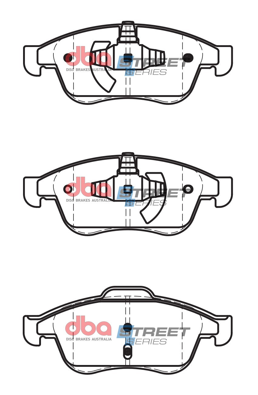 DBA Brake Pads Street Series Ceramic | Front Axle — BP OPREMA I SERVIS d.o.o.