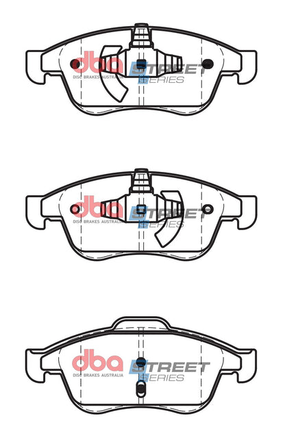 DBA Brake Pads Street Series Ceramic | Front Axle — BP OPREMA I SERVIS d.o.o.