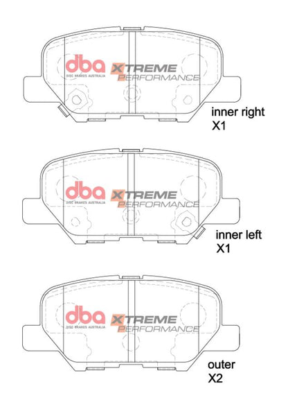 DBA Brake Pads Xtreme Performance | Rear Axle — BP OPREMA I SERVIS d.o.o.