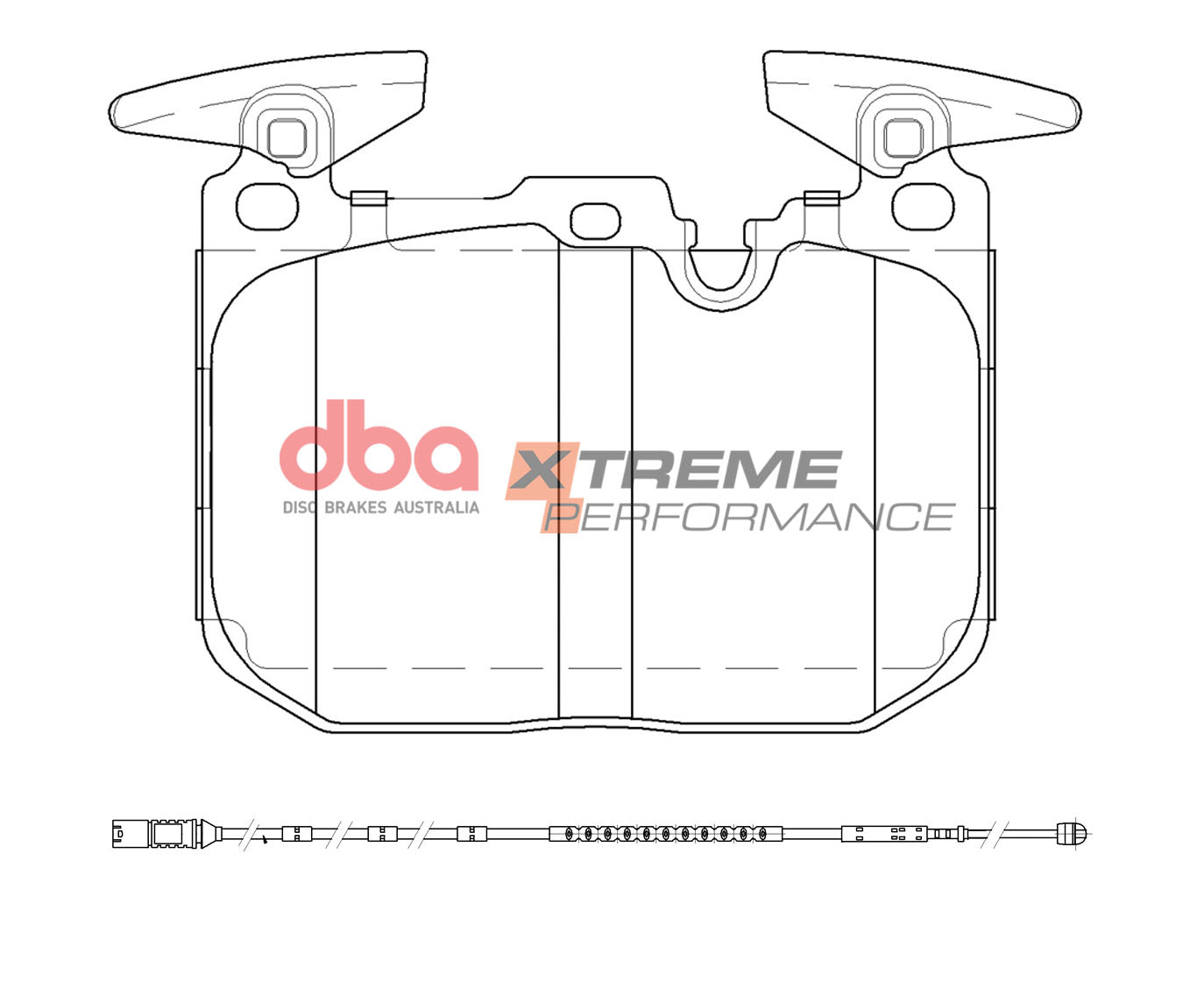 DBA Brake Kit - 5000 T3 Slotted & Xtreme Performance Brake Pads (2x DBA53298SLVS + DB2299XP) — BP OPREMA I SERVIS d.o.o.