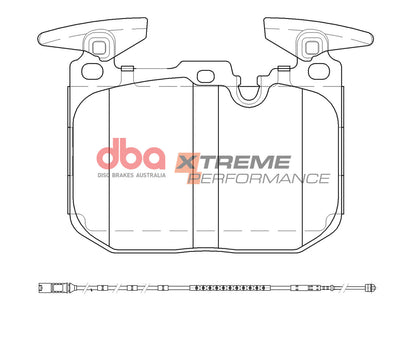 DBA Brake Kit - 5000 T3 Slotted & Xtreme Performance Brake Pads (2x DBA53298SLVS + DB2299XP) — BP OPREMA I SERVIS d.o.o.