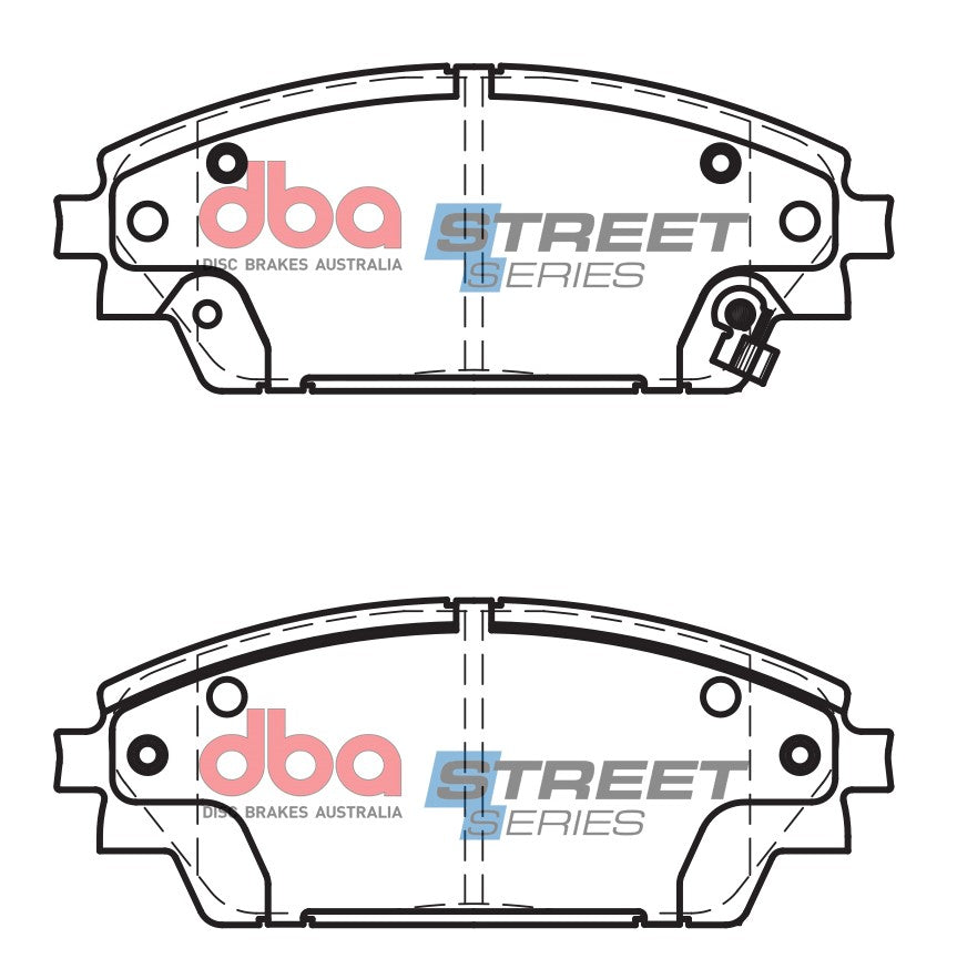 DBA Brake Pads Street Series Ceramic | Front Axle — BP OPREMA I SERVIS d.o.o.