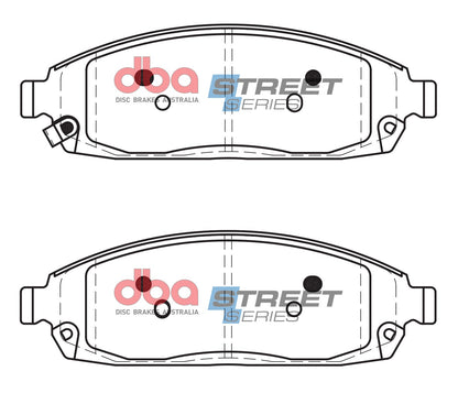 DBA Brake Pads Street Series Ceramic | Front Axle — BP OPREMA I SERVIS d.o.o.