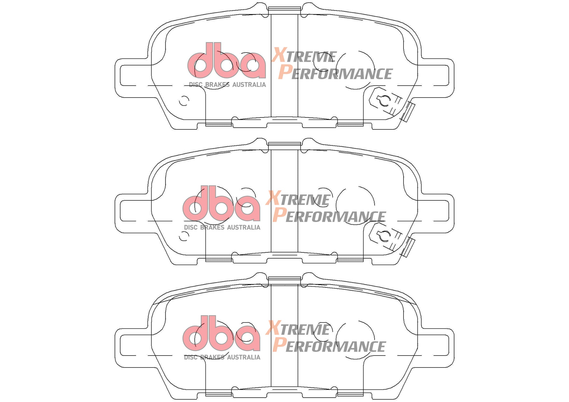 DBA Brake Kit - 4000 Series T3 Slotted & Xtreme Performance Brake Pads (2x DBA42313S + DB2340XP) — BP OPREMA I SERVIS d.o.o.