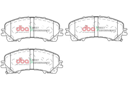 DBA Brake Pads Street Performance | Front Axle — BP OPREMA I SERVIS d.o.o.