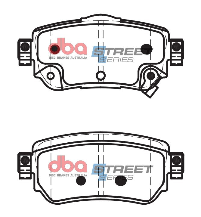 DBA Brake Pads Street Series Ceramic | Rear Axle — BP OPREMA I SERVIS d.o.o.