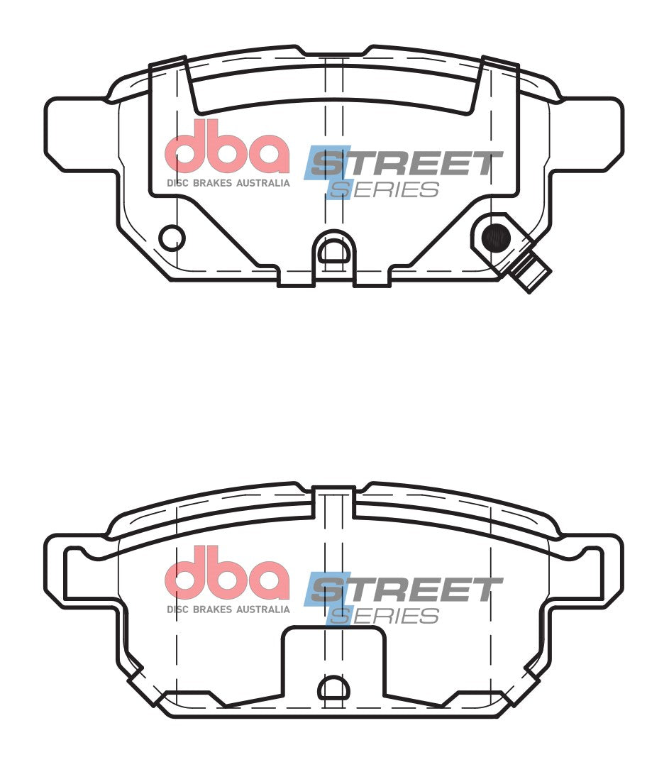 DBA Brake Pads Street Series Ceramic | Rear Axle — BP OPREMA I SERVIS d.o.o.