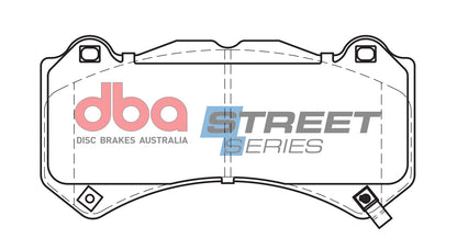 DBA Brake Pads Street Series Ceramic | Front Axle — BP OPREMA I SERVIS d.o.o.
