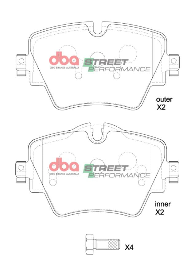DBA Brake Pads Street Performance | Front Axle — BP OPREMA I SERVIS d.o.o.