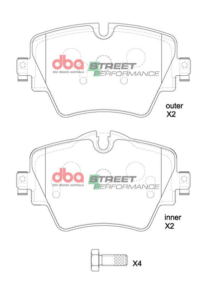 DBA Brake Pads Street Performance | Front Axle — BP OPREMA I SERVIS d.o.o.