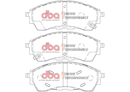 DBA Brake Kit - 4000 Series T3 Slotted & Xtreme Performance Brake Pads (2x DBA42137S + DB2379XP) — BP OPREMA I SERVIS d.o.o.