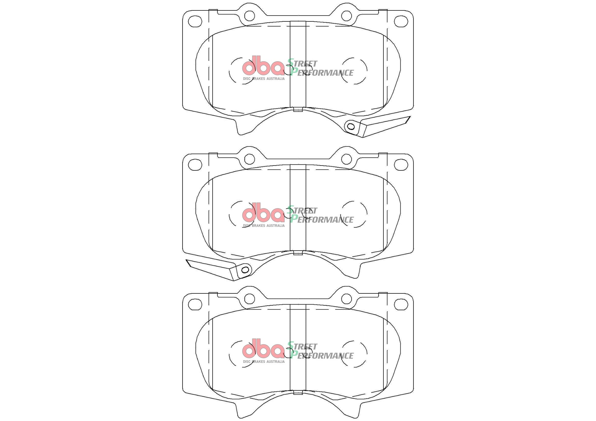 DBA Brake Kit - Street Series X-GOLD & Street Performance Brake Pads (2x DBA2700X + DB2380SP) — BP OPREMA I SERVIS d.o.o.