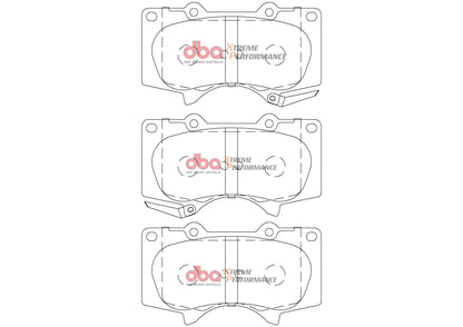 DBA Brake Pads Xtreme Performance ECE R90 certified | Front Axle — BP OPREMA I SERVIS d.o.o.