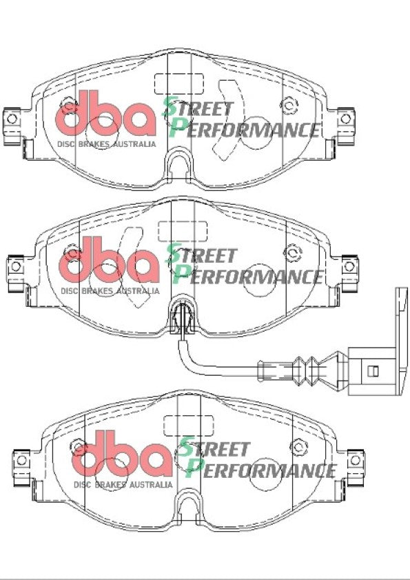 DBA Brake Kit - Street Series T2 Slotted & Street Performance Brake Pads (2x DBA2810S + DB2383SP) — BP OPREMA I SERVIS d.o.o.