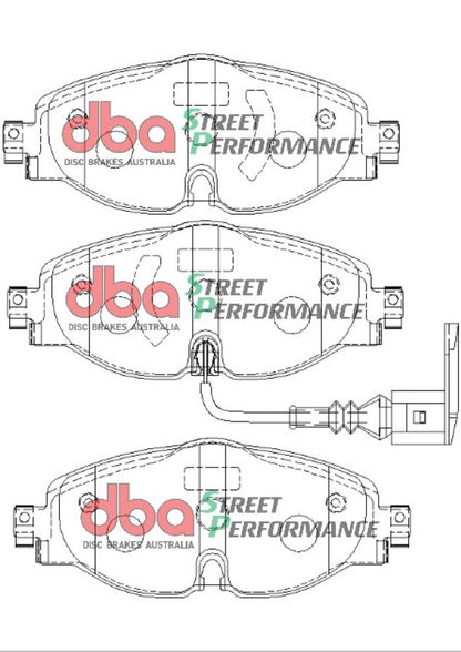 DBA Brake Kit - Street Series T2 Slotted & Street Performance Brake Pads (2x DBA2810S + DB2383SP) — BP OPREMA I SERVIS d.o.o.