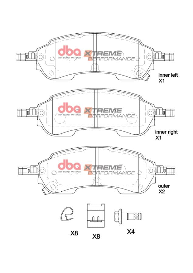 DBA Brake Pads Xtreme Performance | Rear Axle — BP OPREMA I SERVIS d.o.o.