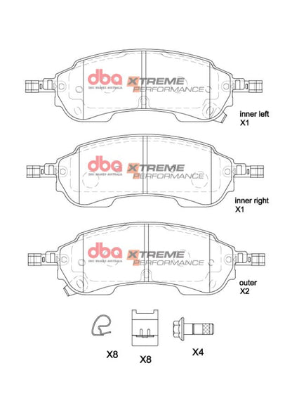 DBA Brake Pads Xtreme Performance | Rear Axle — BP OPREMA I SERVIS d.o.o.