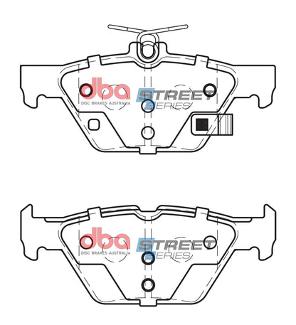 DBA Brake Pads Street Series Ceramic | Rear Axle — BP OPREMA I SERVIS d.o.o.