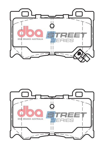 DBA Brake Pads Street Series Ceramic | Front Axle — BP OPREMA I SERVIS d.o.o.