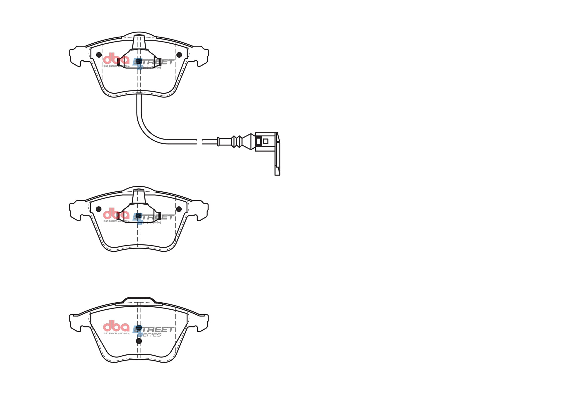 DBA Brake Pads Street Series Ceramic | Front Axle — BP OPREMA I SERVIS d.o.o.