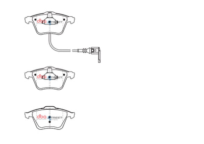 DBA Brake Pads Street Series Ceramic | Front Axle — BP OPREMA I SERVIS d.o.o.