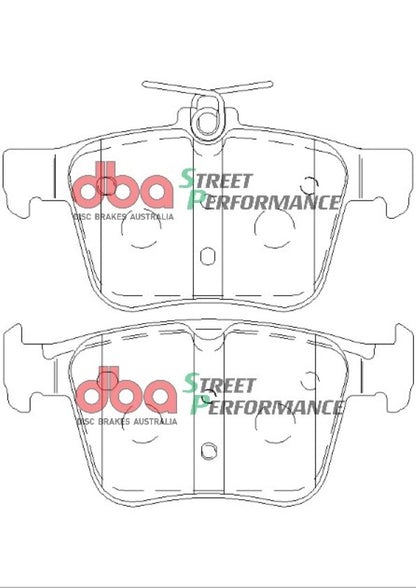 DBA Brake Kit - Street Series En-Shield Plain & Street Performance Brake Pads  (2x DBA2809E + DB2415SP) — BP OPREMA I SERVIS d.o.o.