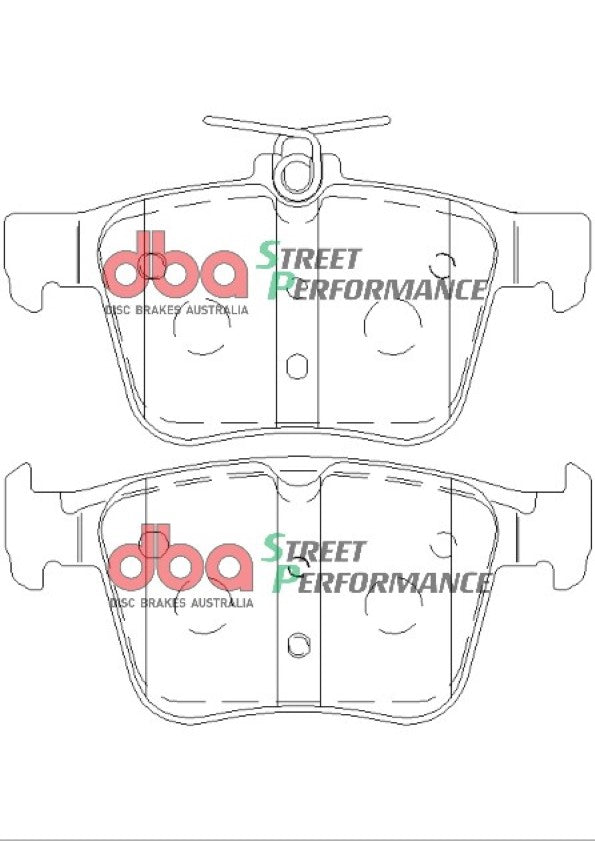 DBA Brake Pads Street Performance | Rear Axle — BP OPREMA I SERVIS d.o.o.