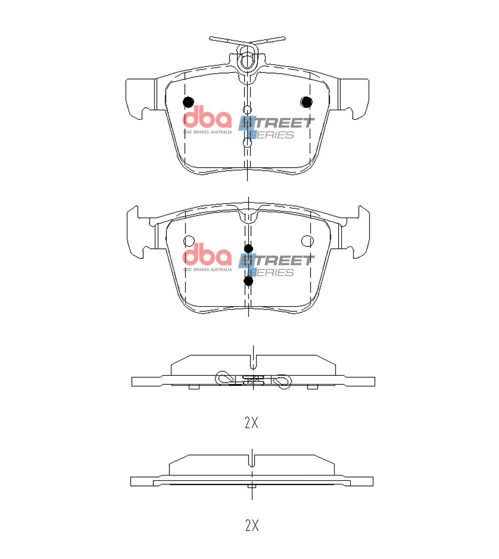 DBA Brake Pads Street Series | Rear Axle — BP OPREMA I SERVIS d.o.o.