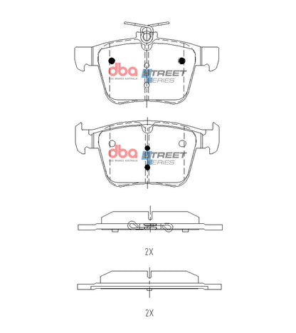 DBA Brake Pads Street Series | Rear Axle — BP OPREMA I SERVIS d.o.o.