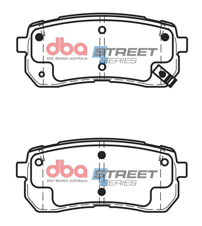 DBA Brake Pads Street Series Ceramic | Rear Axle — BP OPREMA I SERVIS d.o.o.