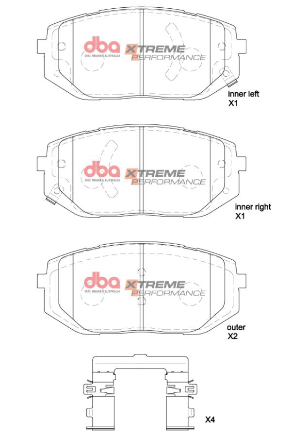 DBA Brake Pads Xtreme Performance | Front Axle — BP OPREMA I SERVIS d.o.o.