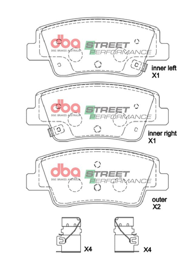 DBA Brake Pads Street Performance | Front Axle — BP OPREMA I SERVIS d.o.o.