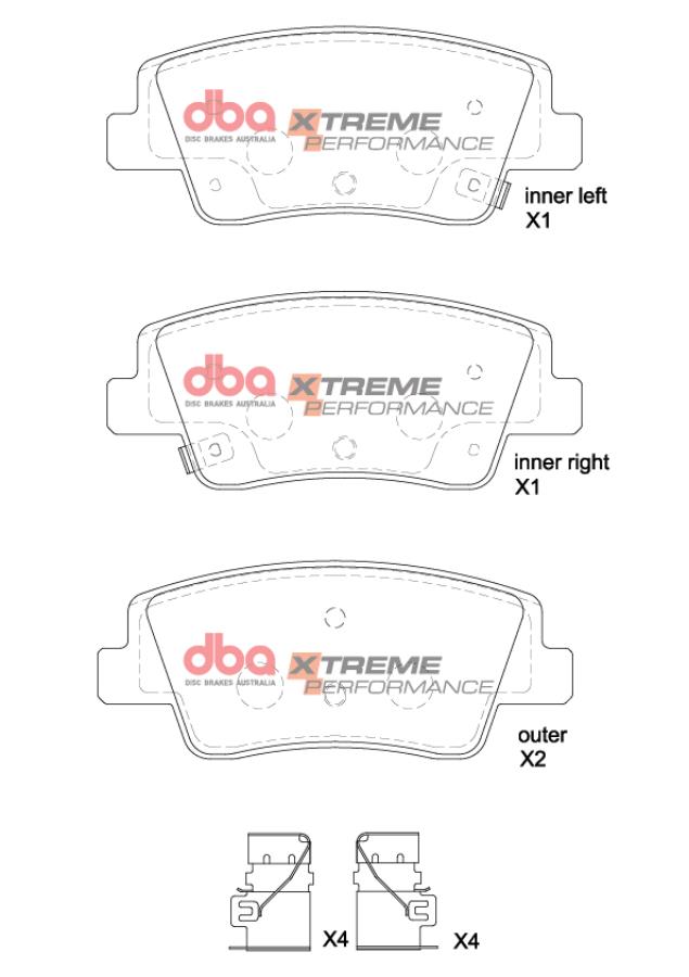 DBA Brake Pads Xtreme Performance | Front Axle — BP OPREMA I SERVIS d.o.o.
