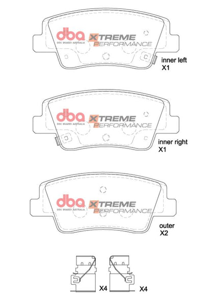 DBA Brake Pads Xtreme Performance | Front Axle — BP OPREMA I SERVIS d.o.o.
