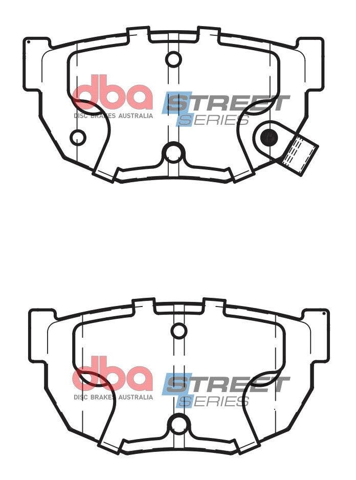 DBA Brake Pads Street Series Ceramic | Rear Axle — BP OPREMA I SERVIS d.o.o.