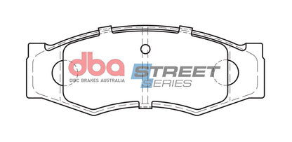 DBA Brake Pads Street Series Ceramic | Front Axle — BP OPREMA I SERVIS d.o.o.